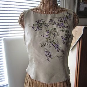 Ann Taylor Silk Top SZ 6P